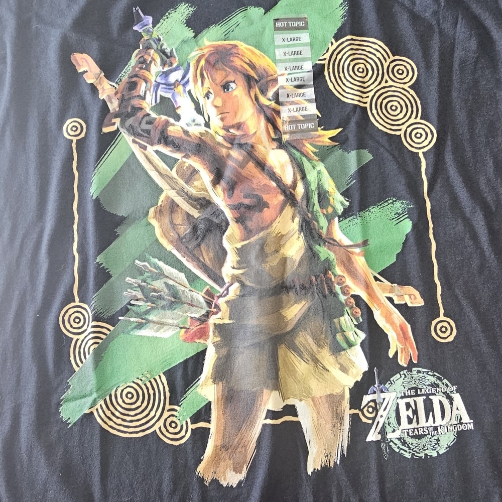 Zelda Tears Of The Kingdom Shirt XL -- New With Tags